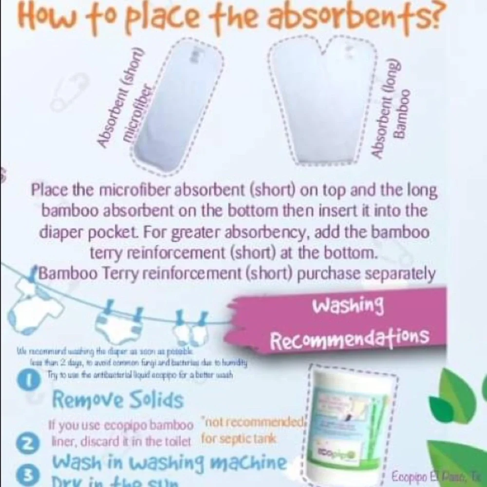 🌱One size cloth diaper 🐒🦒🦛💞